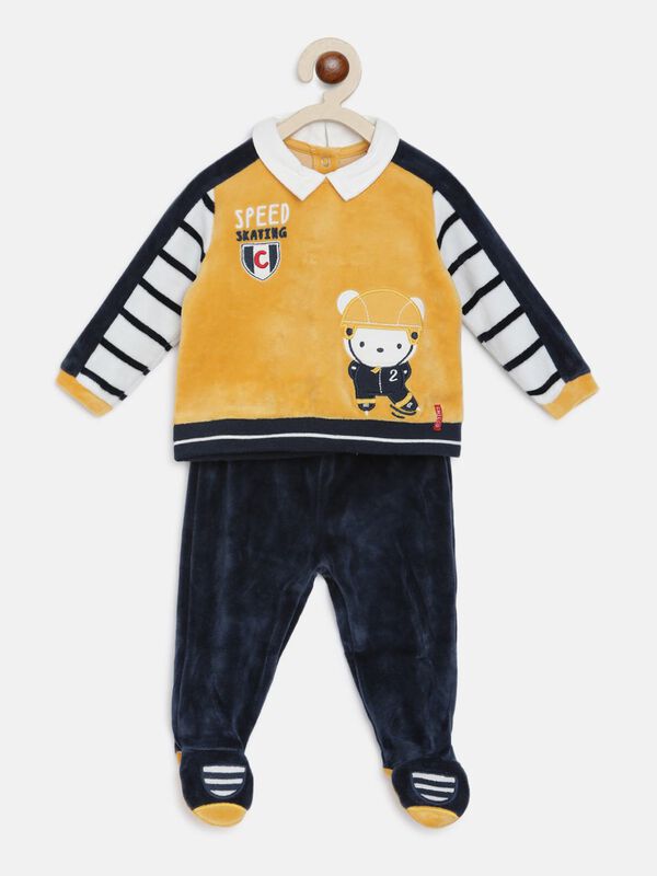Smock - Legging Set With Applique (2pc) image number null